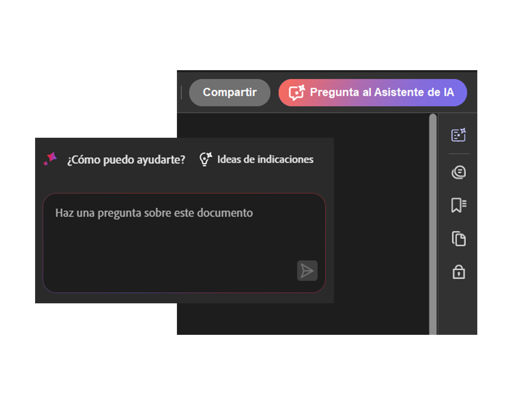 Asistente de IA de Adobe Acrobat