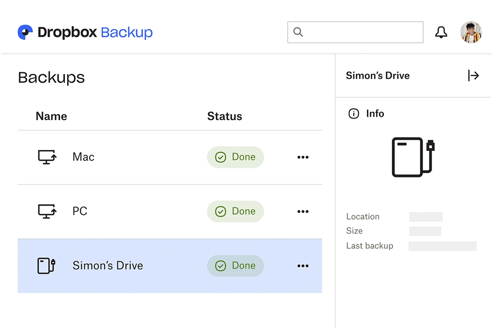 Dropbox Backup