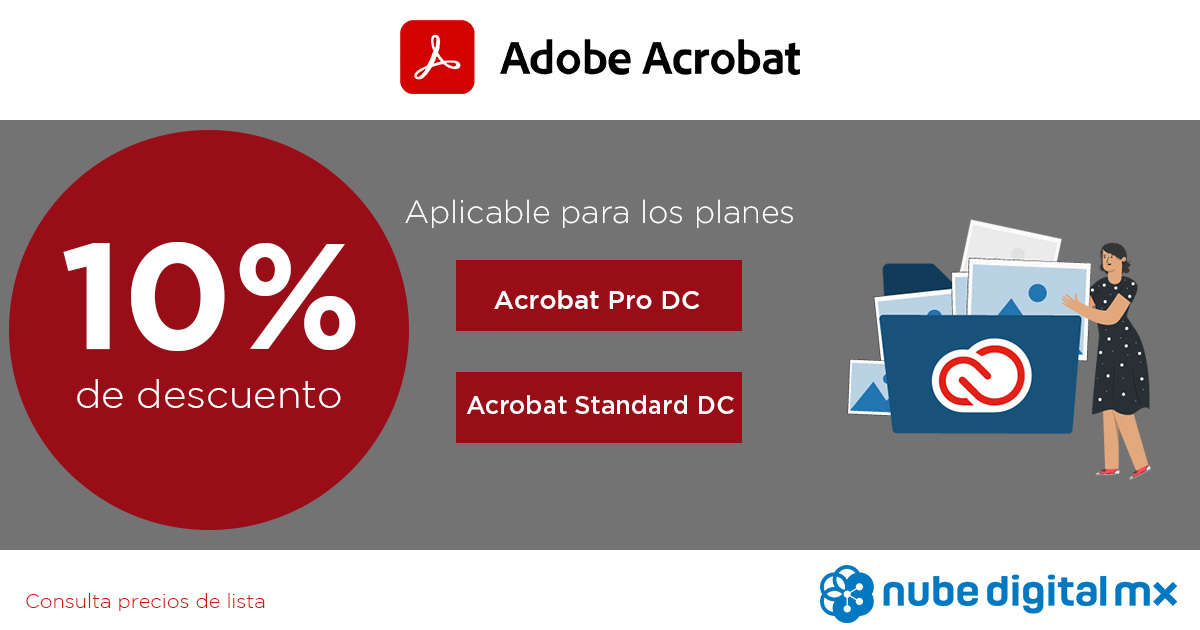 La firma electrónica de Adobe Acrobat con descuento