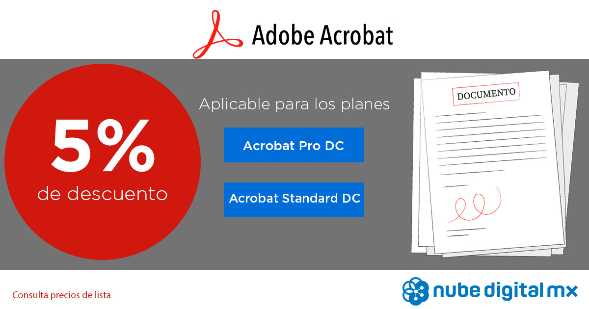 Firma, edita y protege tus documentos PDF con Adobe Acrobat DC